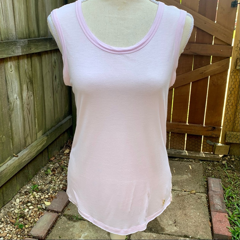 Juicy Couture Sleeveless Top in Pink; Size Small
